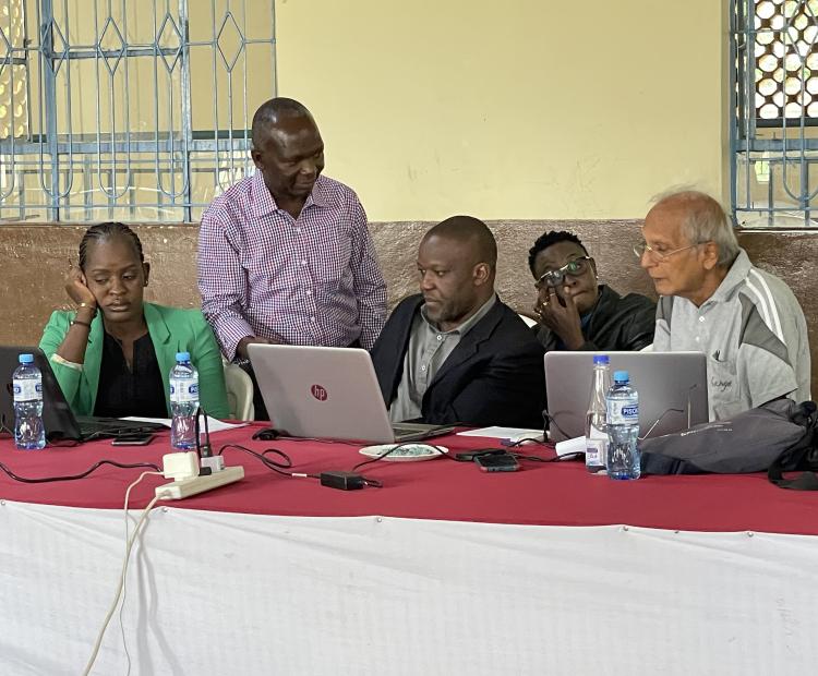 Staff from the Jaramogi Oginga University trained on Productivity metrics. 